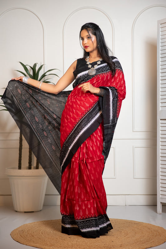 Ikkat Cotton Saree