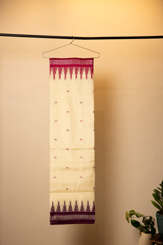 Ganga Yamuna Berhampuri Double Pallu Saree