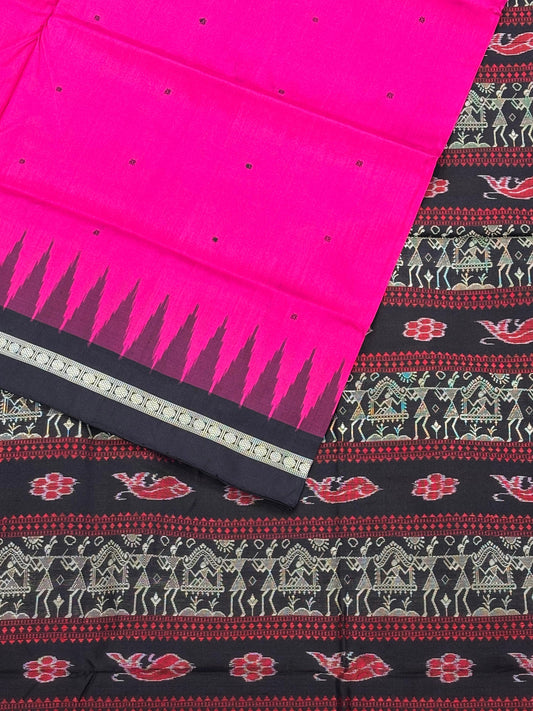 Iklauti Ekpulia - Pure Silk Sambalpuri Saree