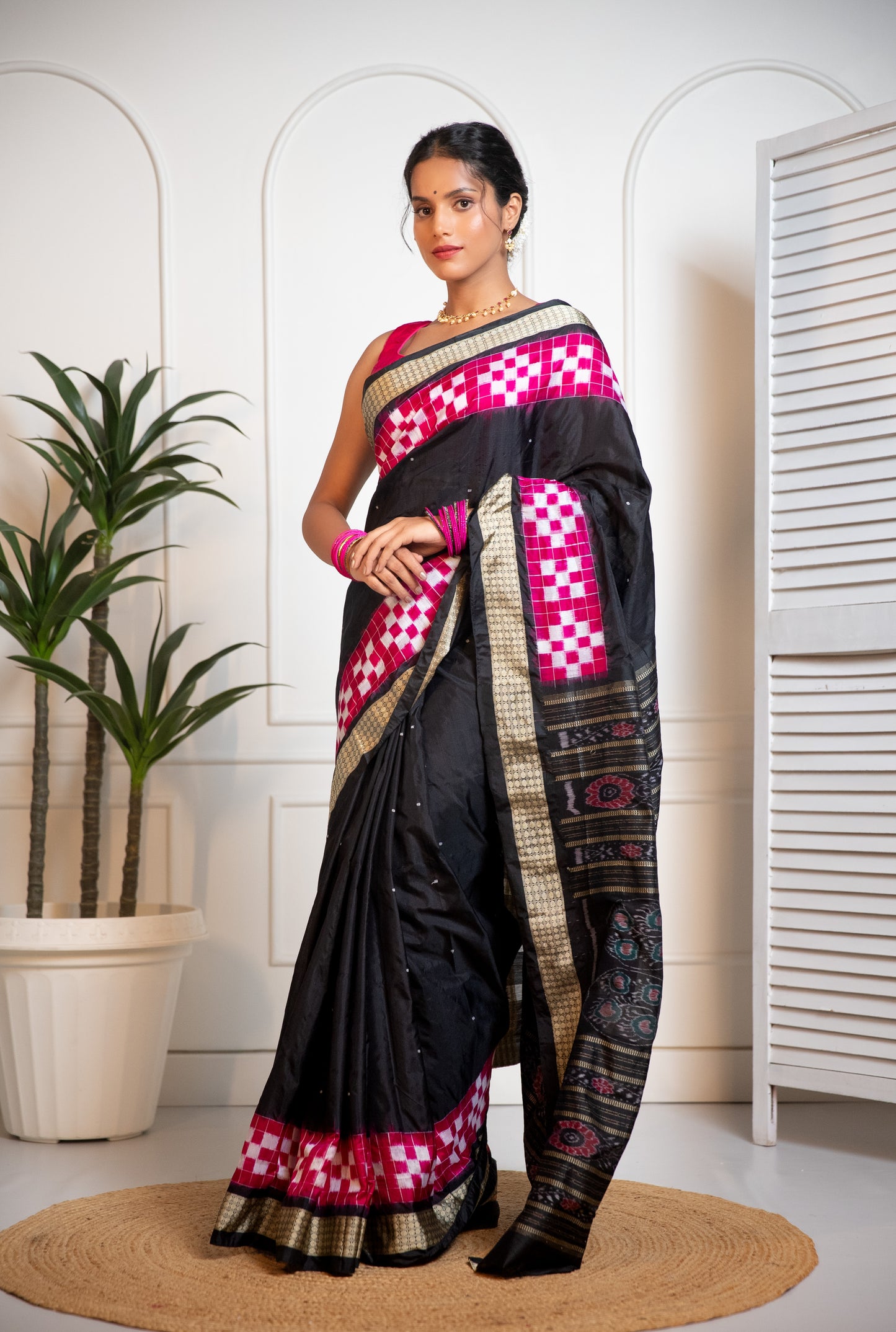 Pasapali Border Sambalpuri Saree