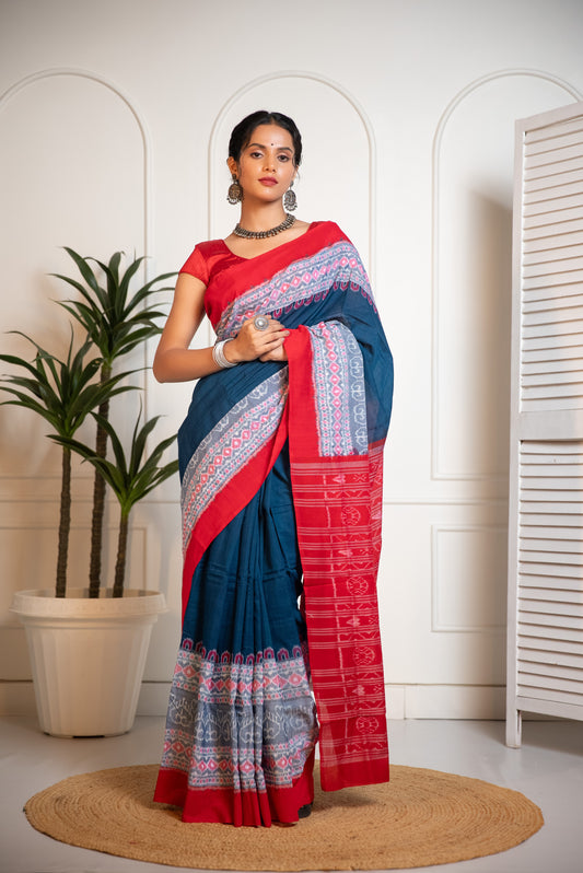 Ikkat Cotton Saree