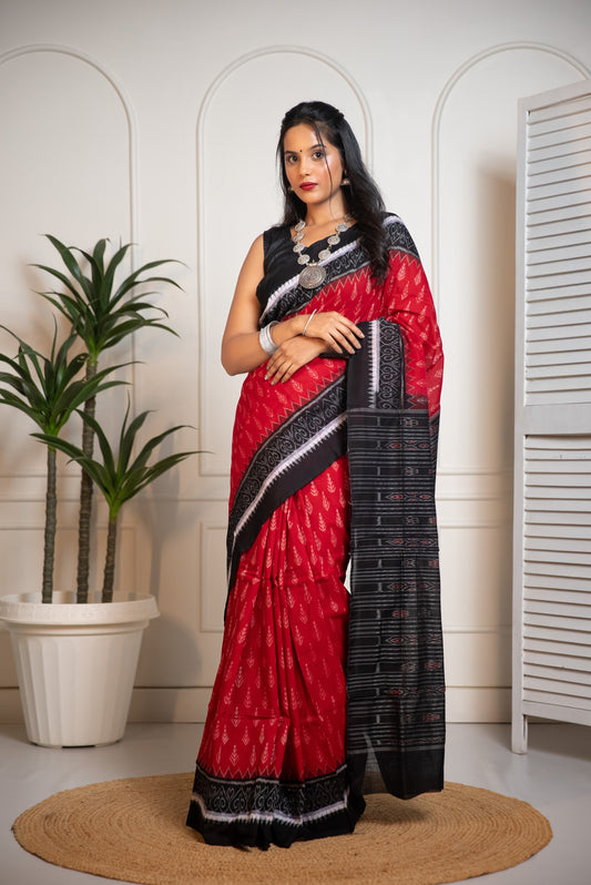 Ikkat Cotton Saree