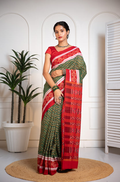 Ikkat Cotton Saree