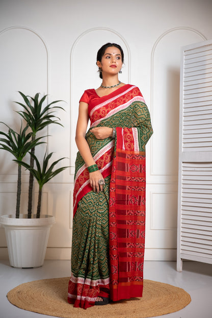Ikkat Cotton Saree