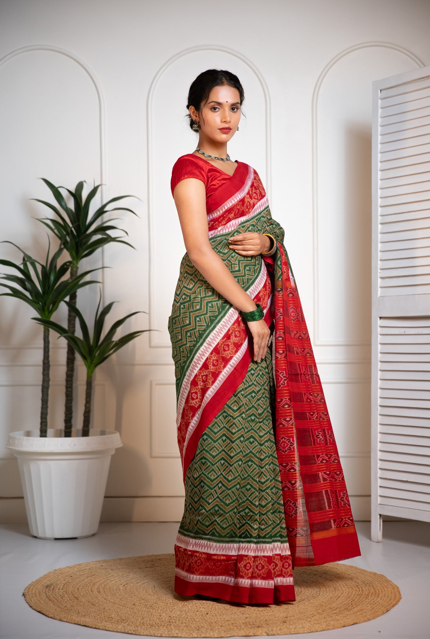 Ikkat Cotton Saree