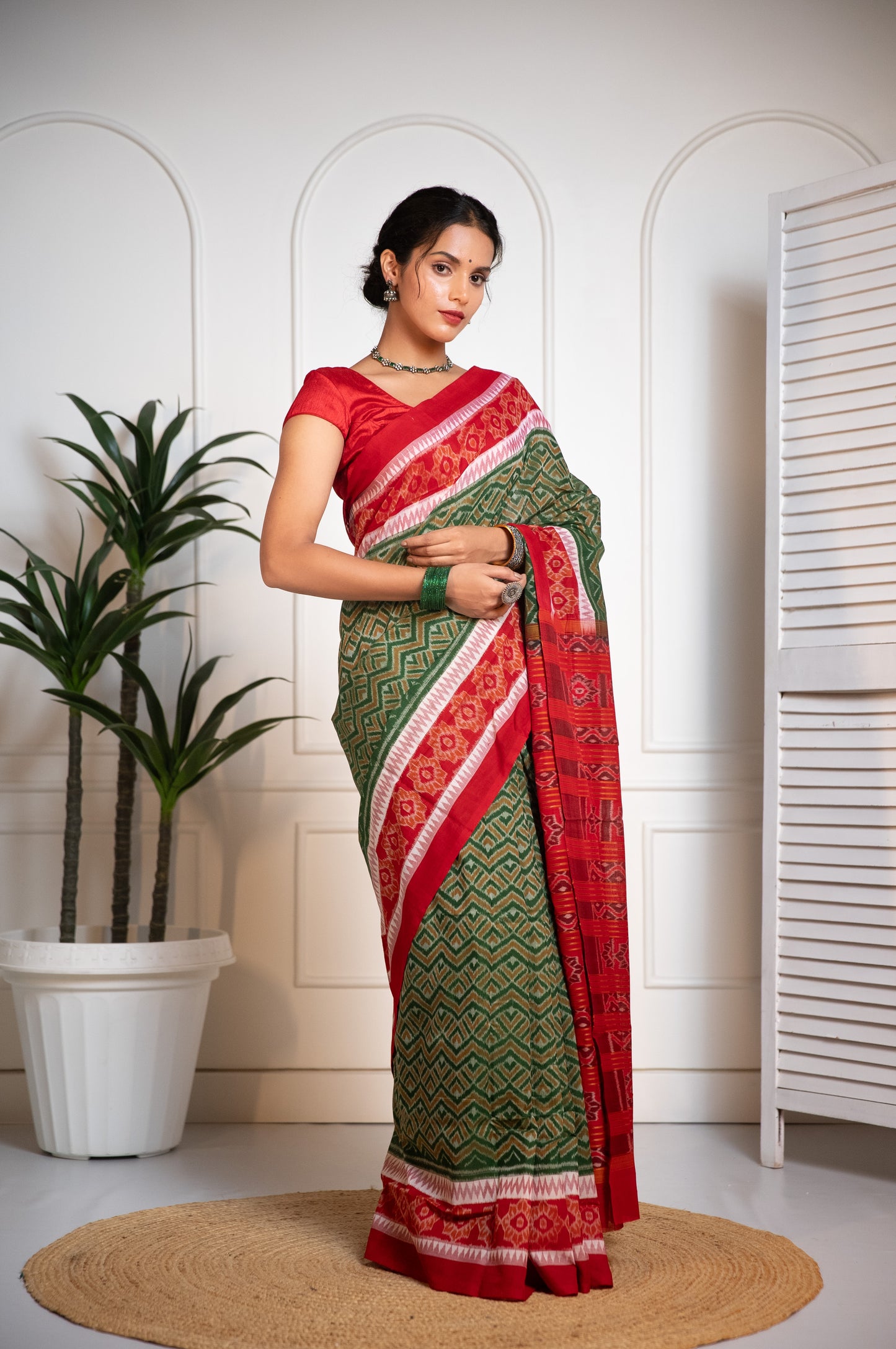 Ikkat Cotton Saree