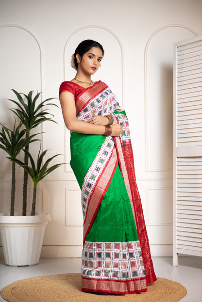 Ashwini Rekha - Pure Silk Sambalpuri Saree
