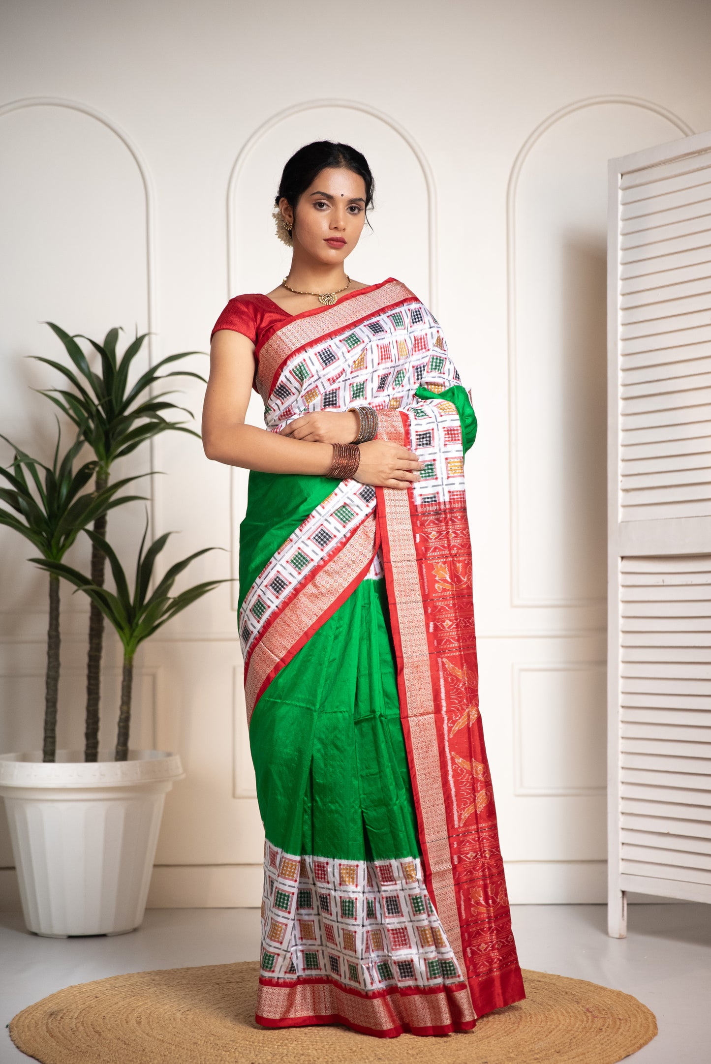 Ashwini Border Sambalpuri Saree
