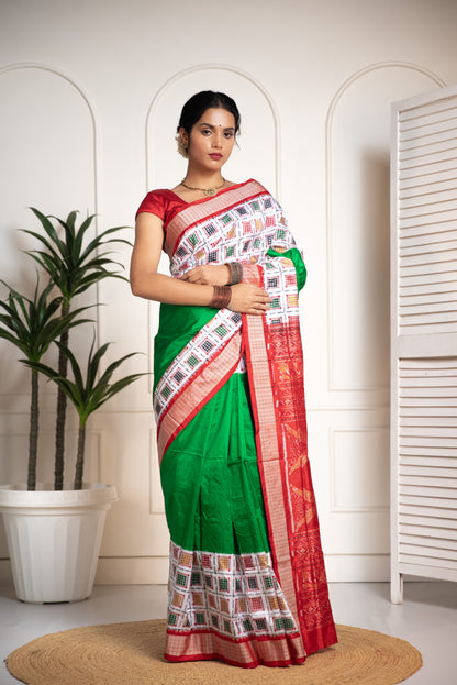 Ashwini Border Sambalpuri Saree
