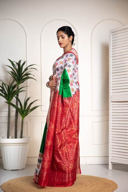 Ashwini Border Sambalpuri Saree