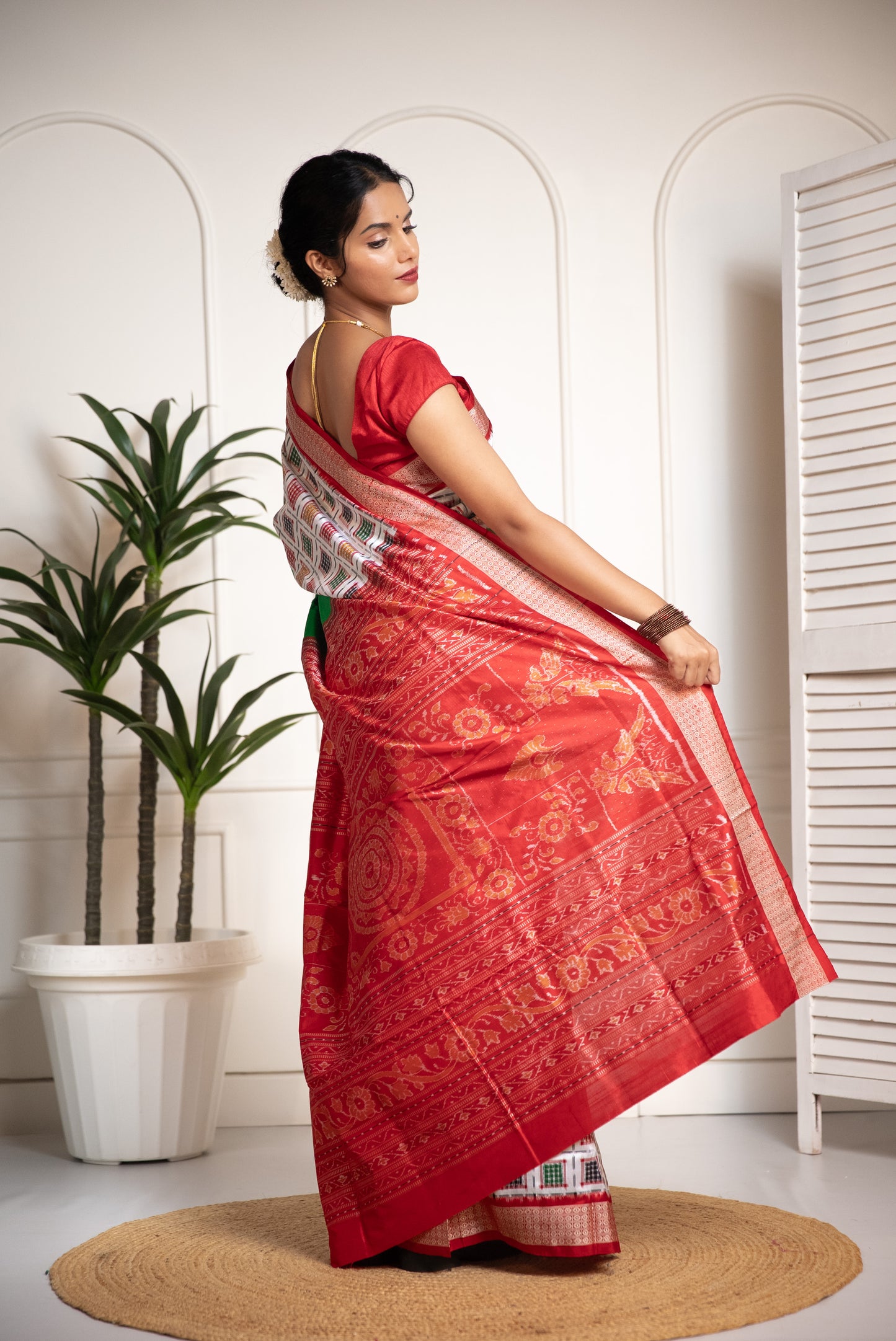 Ashwini Border Sambalpuri Saree