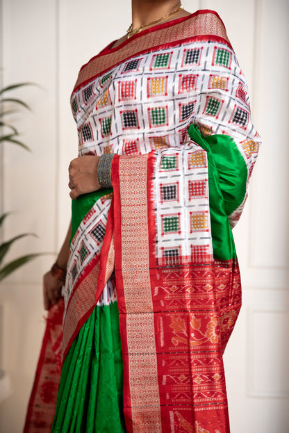 Ashwini Border Sambalpuri Saree