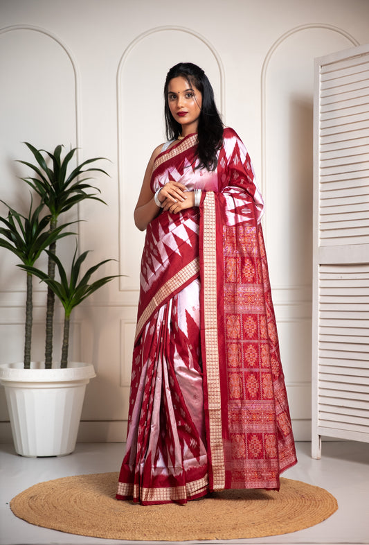 Sambalpuri Raw Silk Saree