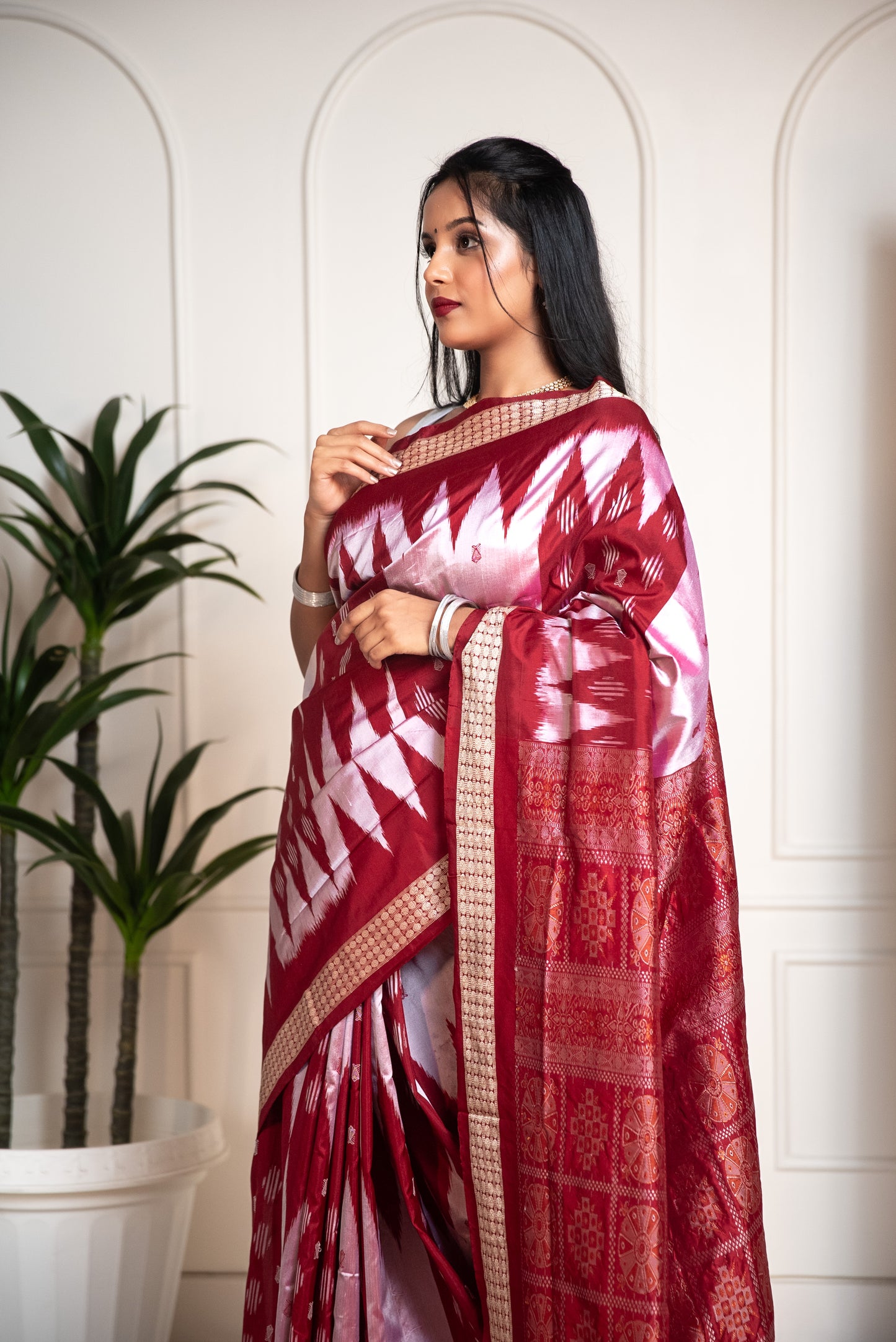 Sambalpuri Raw Silk Saree
