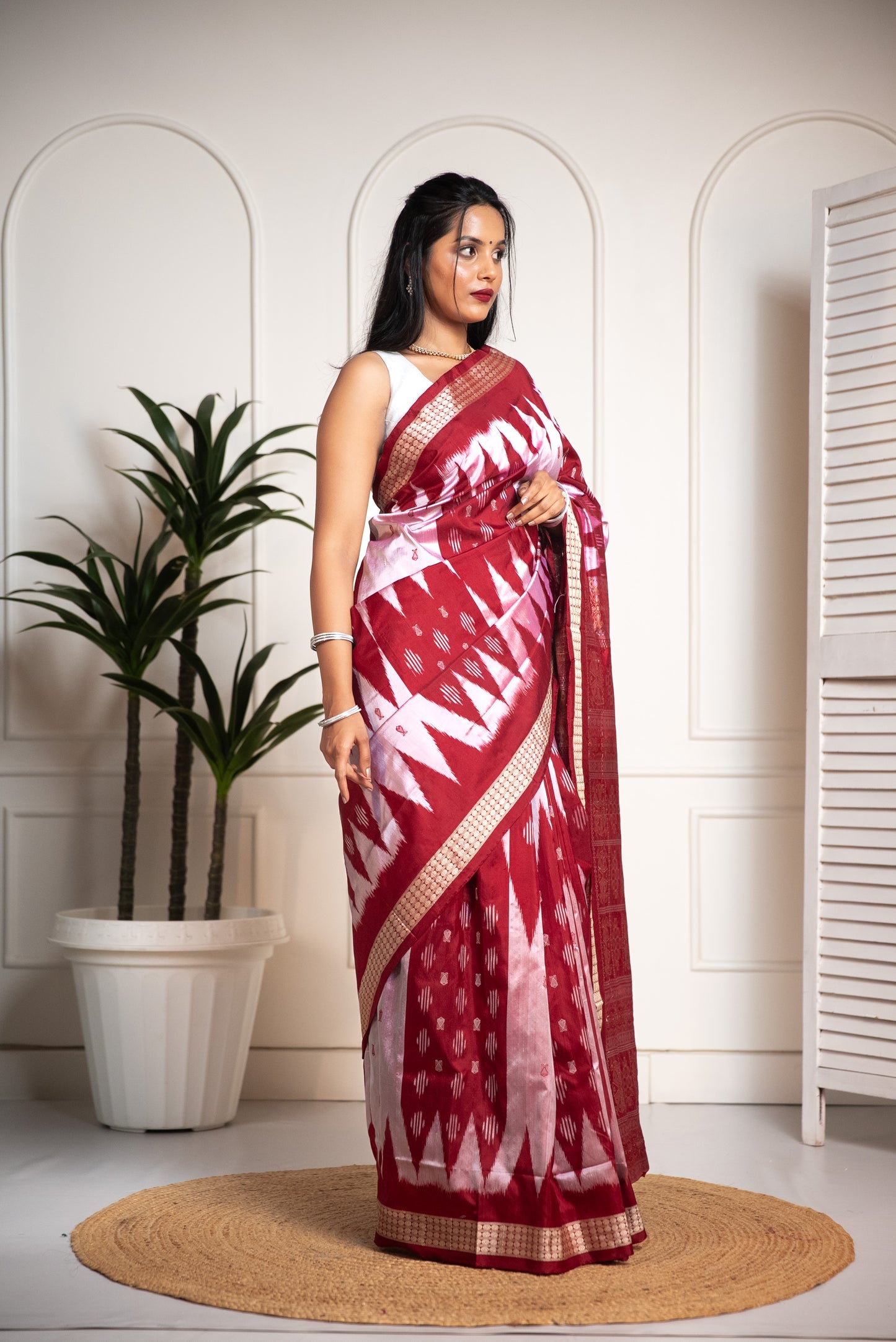 Sambalpuri Raw Silk Saree