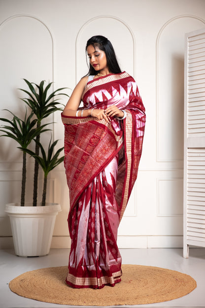 Sambalpuri Raw Silk Saree