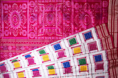 Ashwini Full Body Samblapuri Pure Silk Saree
