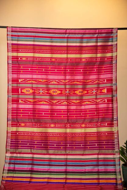 Ganga Yamuna Berhampuri Double Pallu Saree
