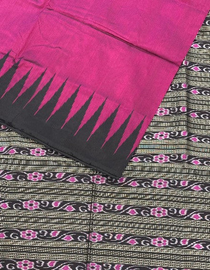 Pink Elegant Ikkat Saree