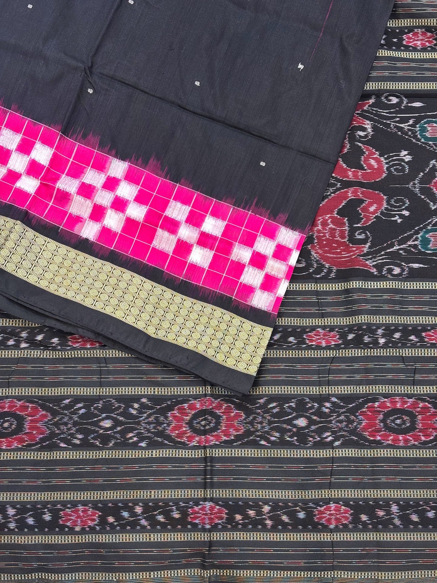Raw Silk Sambalpuri Saree