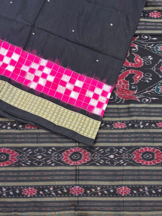 Raw Silk Sambalpuri Saree